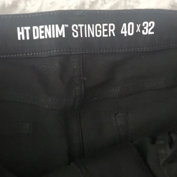 NEW Hot Topic Black Anatomy Patches Stinger Jeans Goth Dark Grunge Size 40 - Picture 7 of 10